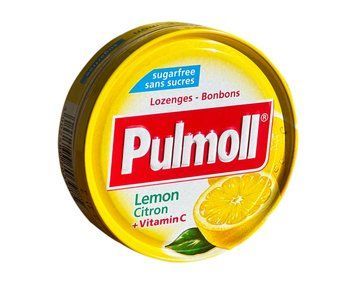 Льодяники без цукру зі смаком лимону, 45 г,  Pulmoll Lemon&nbsp;  7745 фото