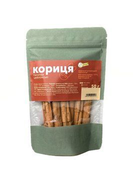 Кориця (палички цейлонські), 50 гр., ТМ Смак життя  7448 фото