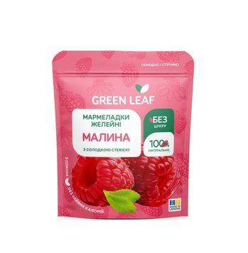 Мармеладки желейні Малина 80гр. Green Leaf 7880 фото