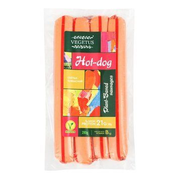 Сейтан ковбасний &laquo;Hot-Dog&raquo;, 280г, VEGETUS 7994 фото