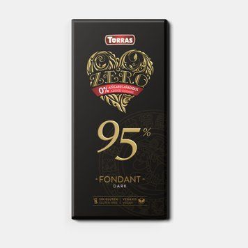 Чорний шоколад TORRAS ZERO 95% какао 100 г без цукру та глютену 7344 фото